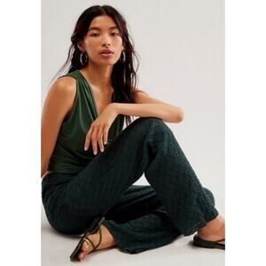 Free People One Ona Lace Flare Pants NWOT